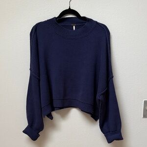 Free People Easy Street Crop Sweater